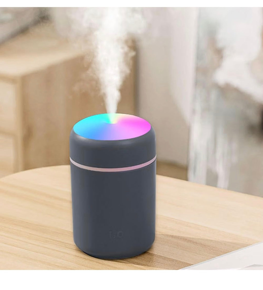 Mini humidificateur portable noir