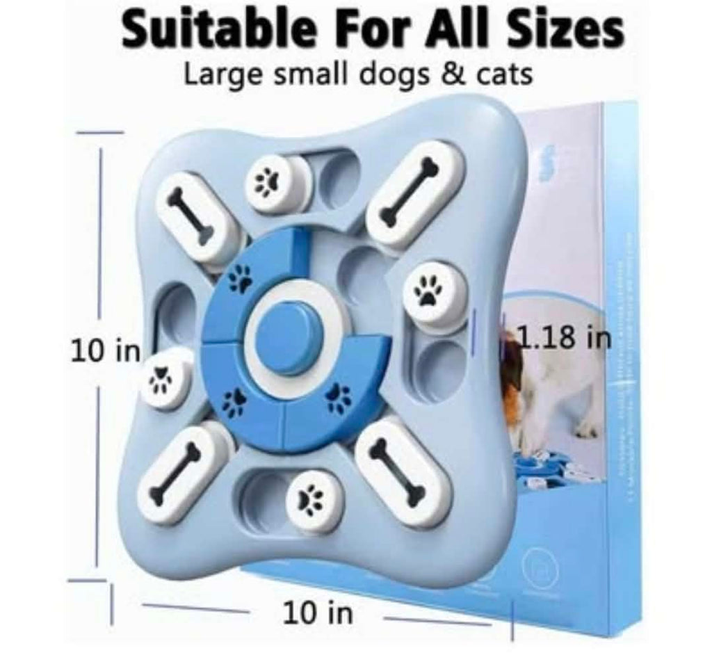 Jouet puzzle pour chien/chat et bol anti glouton
