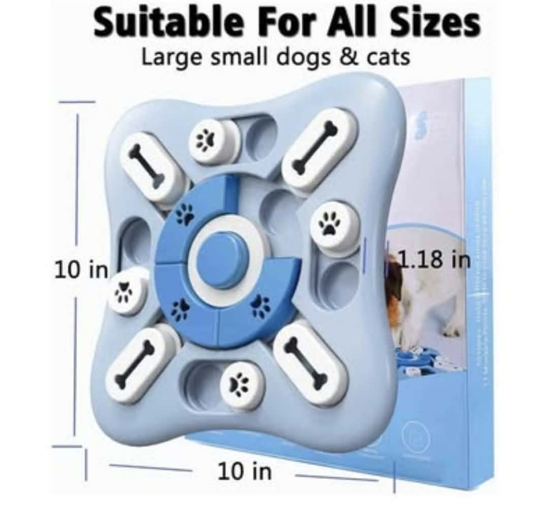 Jouet puzzle pour chien/chat et bol anti glouton